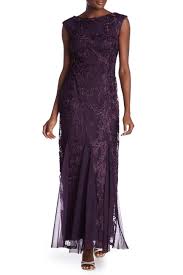 Onyx Nite Embroidered Lace Gown Nordstrom Rack Lace Gown Gowns Elegant Dresses