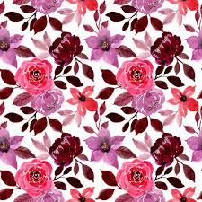 Brown And Red Floral Watercolor Seamless Premium Vector Freepik Vector Pattern Floral Watercolor Watercolor Flower Background Watercolor Floral Pattern