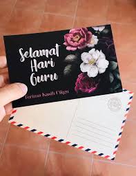 Kad ucapan hari guru adalah aplikasi yang membolehkan anda menghantar kad ucapan hari sambutan hari guru yang diadakan pada tarikh 16 mei setiap tahun melambangkan penghargaan. Sarah Craft Poskad Kad Ucapan Hari Guru Size 4 X 6 Facebook