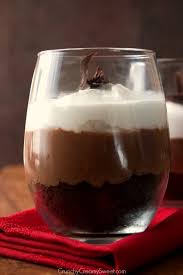 Chocolate Trifle For Two Recipe Crunchy Creamy Sweet Chocolate Mousse Chocolate Trifle Chocolate Mousse Cake Recipe