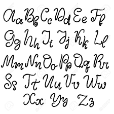 Take a look at our top picks for fun fonts, the best old english fonts, . Alphabet In English Hand Drawn Typeface Lettering Script Font Letters Handwritten In Modern Calligraphy Style For Design Poster Print Vector Illustration Eps10 Royalty Free Cliparts Vectors And Stock Illustration Image 123707216