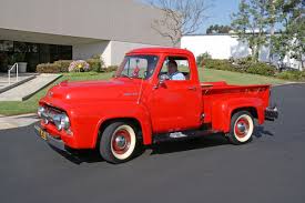 Image result for Orange 1954 Truck