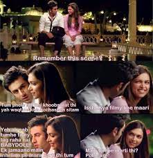 With ranbir kapoor, deepika padukone, aditya roy kapoor, kalki koechlin. Yeh Jawaani Hai Deewani Love The Way She Says Ishh Bollywood Quotes Yjhd Quotes Movie Dialogues