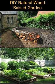 Natural Wood Raised Garden Diy Projects For Everyone Raised Garden Vegetable Garden Raised Beds Building A Raised Garden