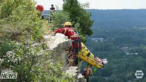 The walk to dundas peak is a beautiful forest path. Two People Remain In Hospital After A Daring Rope Rescue At Dundas Peak Chch