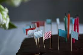 Happy Birthday Masking Tape Flags By Teip Washi Tape Projects Tape Crafts Kawaii Diy