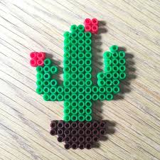 Cactus Beads Hama The Panda Rose Diy Workshops Beads Cactus Panda Workshops Diy Perler Beads Hama Beads Design Hamma Beads Ideas