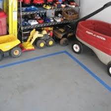 Tape Off The Garage Floor So Your Parking Spaces Are Always Clear You Could Even Tape Individual Sp Garage Organization Garage Storage Garage Organization Diy