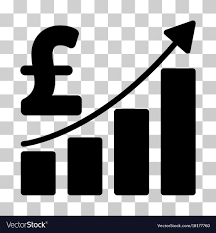 pound sales growth chart icon