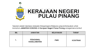 Soalan yang diutarakan menguji sama ada calon 'alert' dengan. Kerajaan Negeri Pulau Pinang Jawatan Kosong Terbaru Jobcari Com Jawatan Kosong Terkini