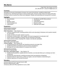 Sample resume for an executive assistant. Administrative Assistant Resume Summary Examples Resume Template Builder Administrative Assistant Resume Administrative Assistant Resume Summary Examples