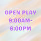 Open Play — HAPPY PLAY event image