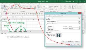 Copy Page Setup Settings From One Worksheet To Another In Microsoft Excel 2007 2010 2013 2016 365 Page Setup Microsoft Excel Excel