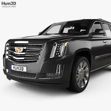 Luxury, premium luxury, sport, premium luxury platinum and sport platinum. Cadillac Escalade Esv Platinum Eu 2015 3d Model Vehicles On Hum3d