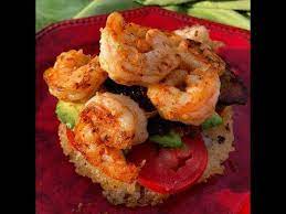 Shrimp Burger On The Blackstone Griddle With Jasmine Rice Bun Grilling Montana Recipe Shrimp Burger Shrimp Recipe For Shrimp Burgers