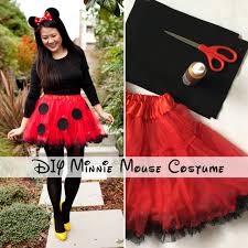 Maggie went back & forth on what she wanted to be for halloween. Diy Minnie Mouse Costume