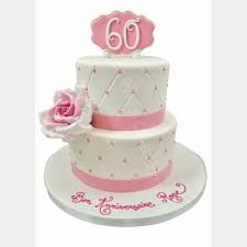 The confetti balloons really made this perfect. 60th Birthday Cake The French Cake Company