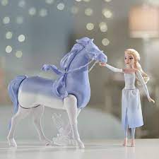 Disney La Reine des Neiges 2 - Poupee Princesse Disney Elsa 30 cm et son  cheval Nokk interactif 23cm - La Poste