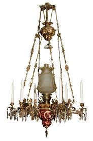 Swedish Majolica Chandelier C 1880 Goruntuler Ile Antikalar