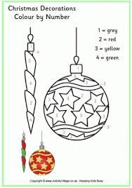 Christmas color by number christmas color number. Christmas Decoration Colour By Number Holiday Malvorlagen Vorlagen Weihnachten