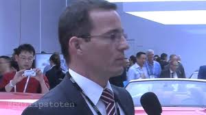 Audi AG General Manager of Project Management, Marcus Keith at CES2014 in  Las Vegas