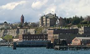 Port Townsend Waterfront With Post Office And Courthouse On The Bluff Waterfront Port Townsend Townsend