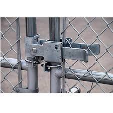 See the parts of a chain link fence here. Chain Link Fence Gate Fork Latches Gate Hardware Fence Gate Post Fork Latch