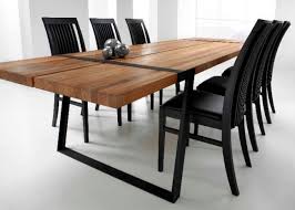 Our wood tables are made from durable products like oak, walnut or ash and range in style from modern to rustic. Modern Dining Tables Solid Wood Provide A Warm Atmosphere In The Room Interior Design Ideas Ofdesign