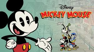 Cartoon mouse looks a lot like mickey mouse, especially because of the ears. Watch Mickey Mouse Shorts Disney