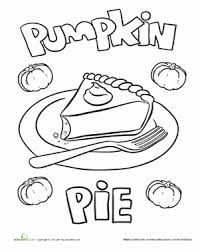 Plus, it's an easy way to celebrate each season or special holidays. Pumpkin Pie Worksheet Education Com Pumpkin Coloring Pages Coloring Pages Food Coloring Pages