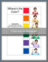 Sign Language Activities And Worksheets Lovetoknow