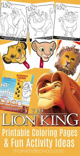 Here you can find lots of free lion king coloring pages that you can easily print out and give it to your kids. Disney S The Lion King Printable Coloring Pages Activity Ideas Mom Endeavors