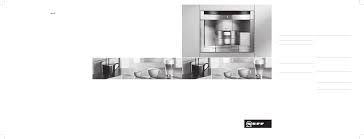 Water tank complete for neff installation automatic coffee machine. Neff C77v60n01 Manual