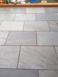 Patio Paving Inspiration Natural Stone Look In Different Grey Tones Patio Pavers Design Patio Stones Diy Backyard Patio