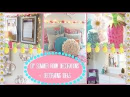Diy Summer Room Decorations Ideas For Decorating Youtube Diy Decorations For Your Room Summer Room Decor Diy Room Decor