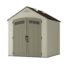 With leonard's quality, rent to own option and keeping your items close by, our sheds beat other storage options every time. Suncast Vista 7 Ft X 7 Ft Resin Storage Shed Bms7702 The Home Depot