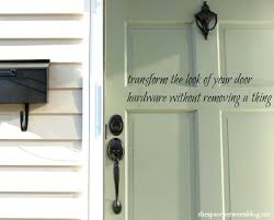 Apply a coat of metallic spray paint according to the manufacturer's instructions. Painting Door Knobs Without Removing Them The Space Between