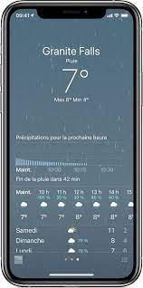 A Propos De L App Meteo Et De Ses Icones Sur Votre Iphone Et Ipod Touch Assistance Apple
