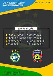 Cuartos de final) campeonato pernambucano (grupo descenso) Campeonato Pernambucano Veterano De Fut7 Comeca Em Marco Blog Do Eri Santos