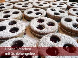 Linzer Mit Schlehengelee Lecker Lebensmittel Essen Weihnachtsbackerei