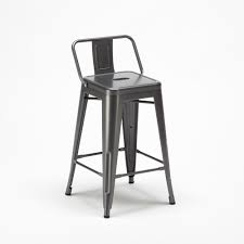 Comme la plupart des modèles que vous allez découvrir dans cet article, sa hauteur est réglable grâce à une vis. Steel Top Tabouret Industriel Tolix Dossier En Metal Au Design Moderne
