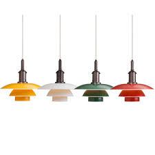 Louis Poulsen Ph 3 1 2 3 Danish Mid Century Modern Pendant Light Stardust