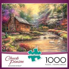 Welcome to puzzle garage — the place where thousands of the best online jigsaw puzzles are stored! Chuck Pinson Escapes Brookside Retreat 1000 Piece Jigsaw Puzzle Buffalo Games Jigsaw Puzzles Buffalo Games 1000 Piece Jigsaw Puzzles
