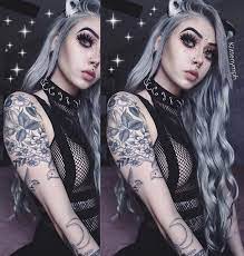 ♡Lex♡ on Instagram: “#kiittenymph @kiittenymph_mfc” | Goth beauty, Punk  hair, Girl tattoos