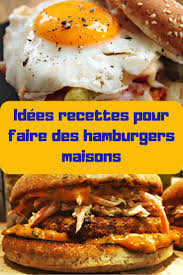 Decouvrez Tout Un Tas D Idees Pour Vos Recettes De Hamburgers Maison Pour Ceux Qui Veulent Cuisiner De Facon Creative Et Originale Recette Gourmettes Cuisine