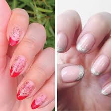 The Glitter French Is 2020 S Coolest Nail Trend In 2020 Glitter