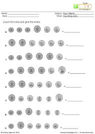 numeracy counting coins worksheet primaryleap co uk