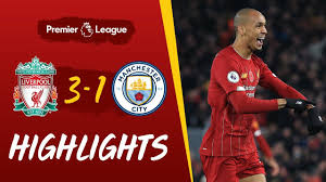 Pep guardiola's side put on a show to make sure jurgen klopp's reds' first game as league winners ended in a heavy defeat. Liverpool 3 1 Man City Fabinho S Stunner Helps Reds Beat City Highlights Youtube