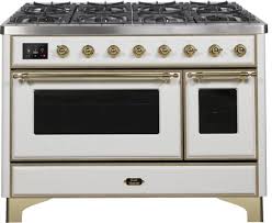 Maybe you would like to learn more about one of these? Ilve Um12fdns3whg Majestic Ii Series 48 Inch White Dual Fuel Freestanding Range In White Appliances Connection