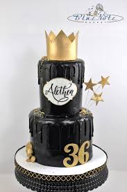 Black And White Drip Cake For Men Black Drip Cake With Gold Crown Black And Gold Cake Birthday Cakes For Men Drip Cakes